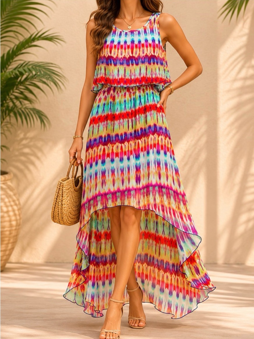 High Low chiffon Dress